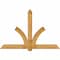 Ekena Millwork Redmond Rough Sawn Timber Gable Bracket, Western Red Cedar, 84"W x 56"H x 6"D x 6"F, 16/12 Pitch GBW084X56X0606RED00RWR - alternate 1
